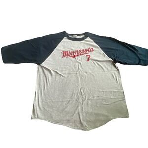 Minnesota Twins #7 Joe Mauer Jersey‎ Shirt Size XXL MLB 2010 EUC